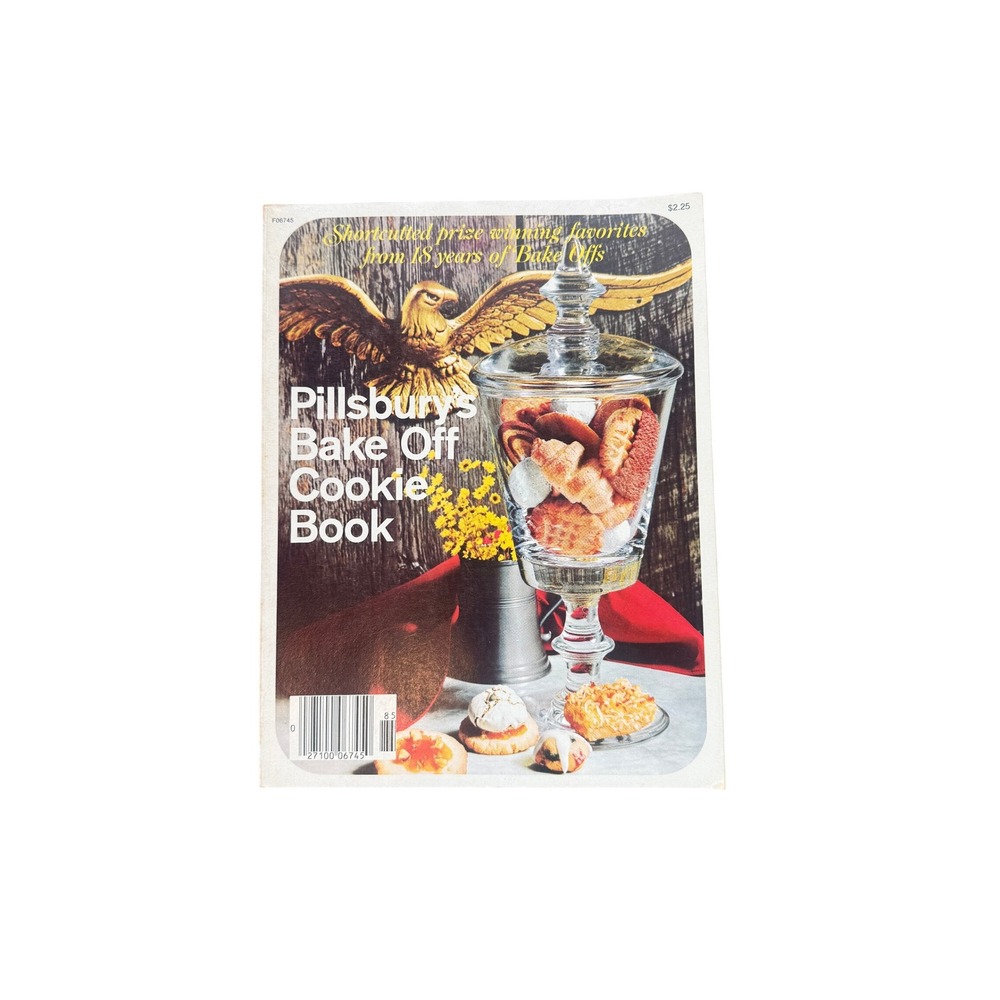 Pillsbury‎ Bake Off Cookie Book Vintage 1982 Cookbook Recipes